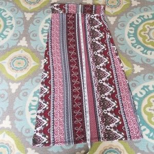 Rue 21 boho hippie maxi skirt size m